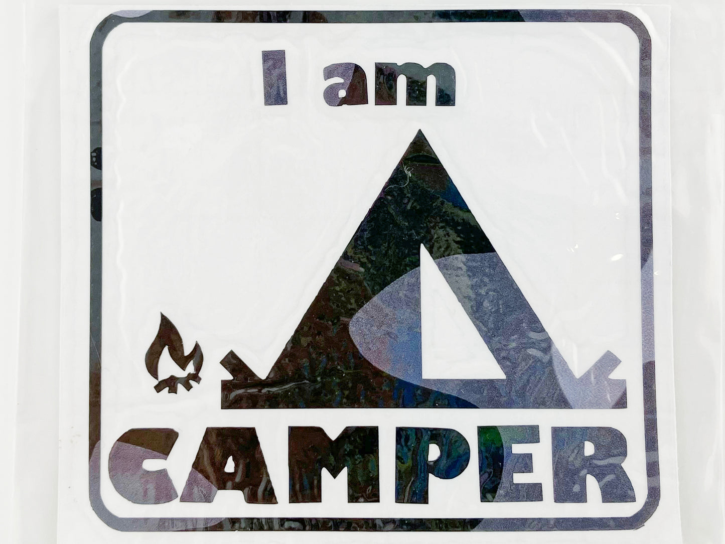 ステッカー　I　am CAMPER