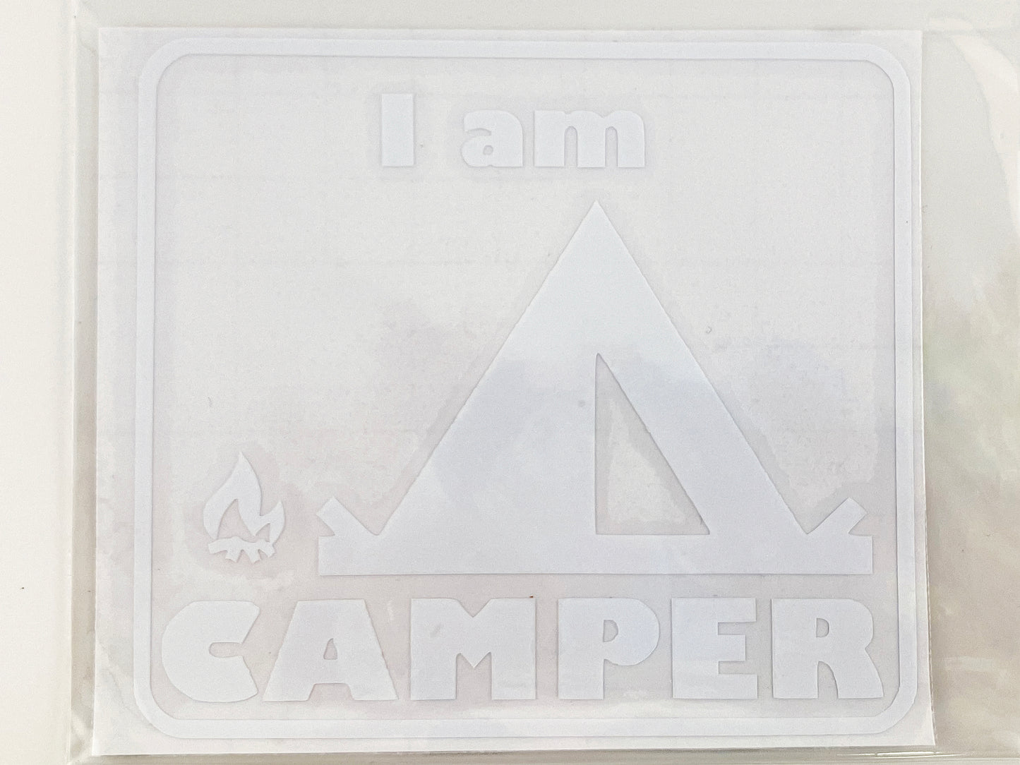 ステッカー　I　am CAMPER