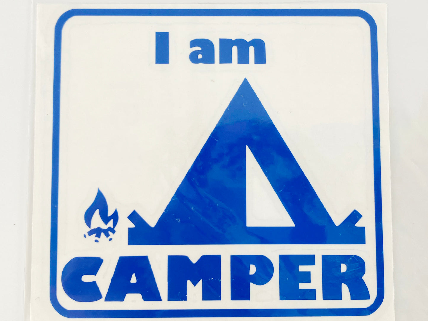 ステッカー　I　am CAMPER