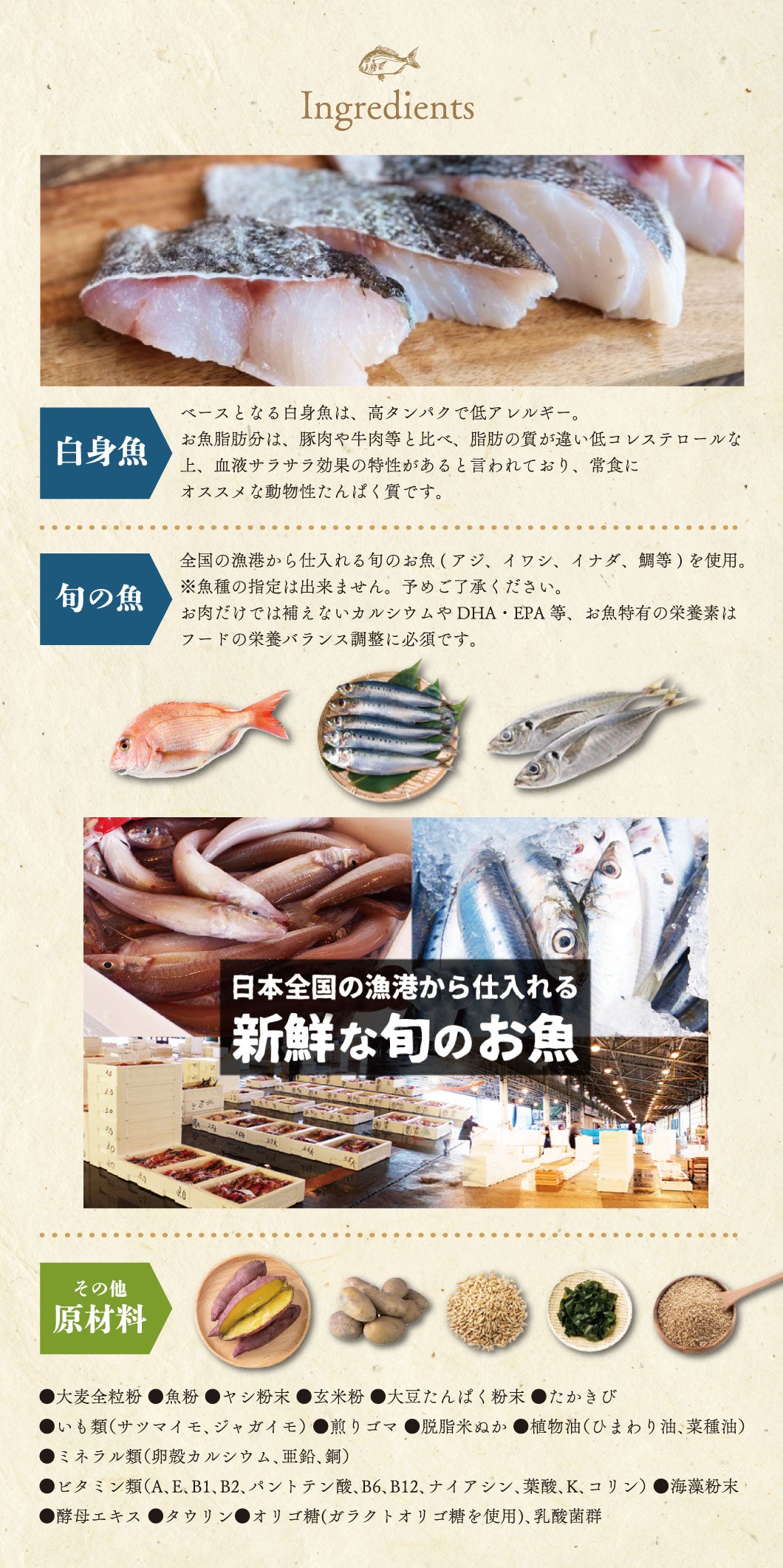愛犬のごはん「お魚」